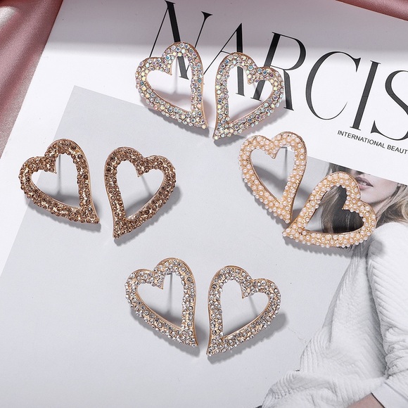 Ryah heart earrings - Picture 2 of 4